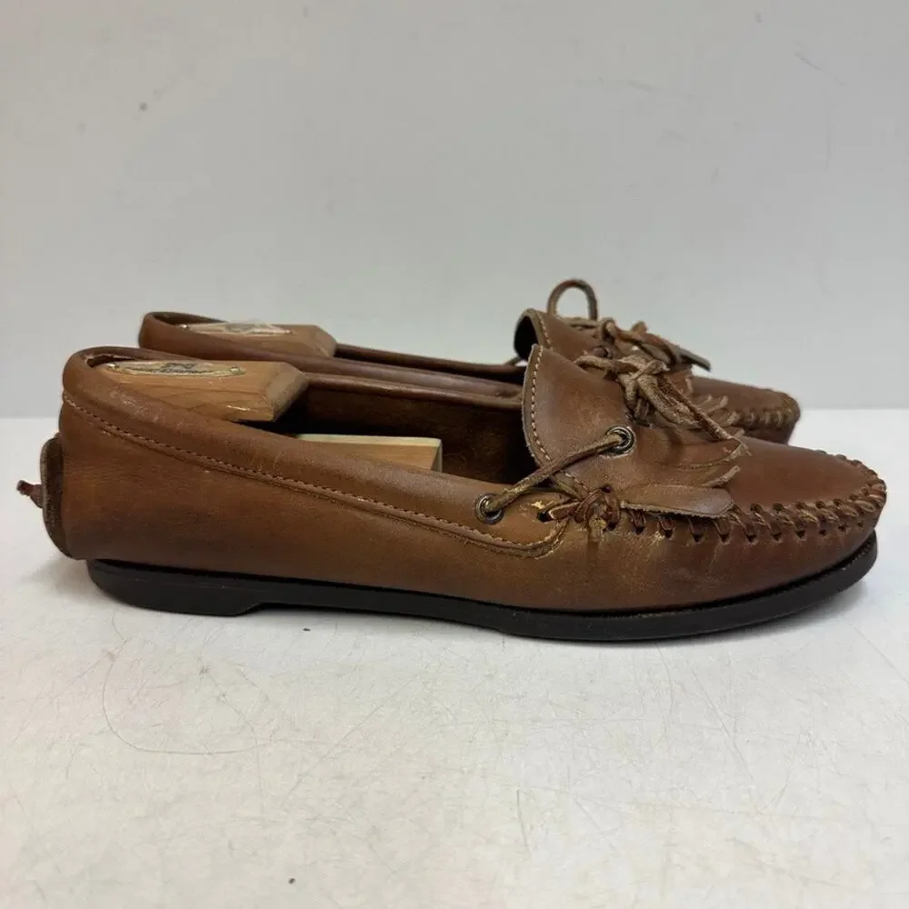 VGUC Rancourt & Co. x Polo Country Tassel Loafer Kiltie Moc Made in USA 8.5 B